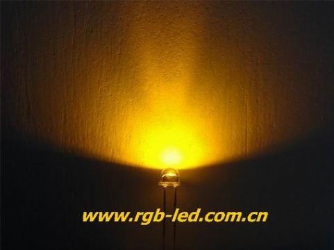 5Mm Straw Hat Led Yellow Color